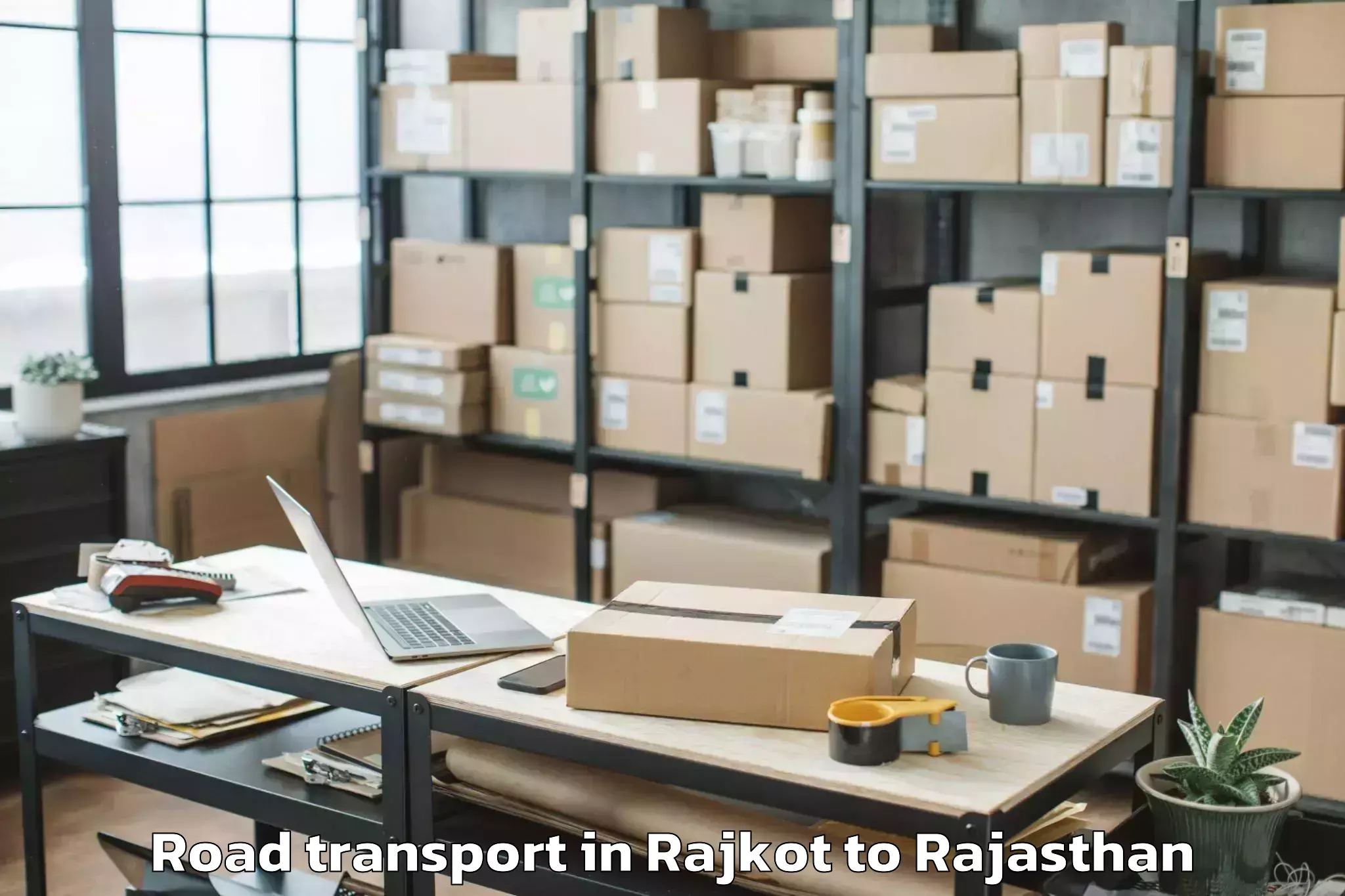 Book Rajkot to Bhinay Road Transport Online